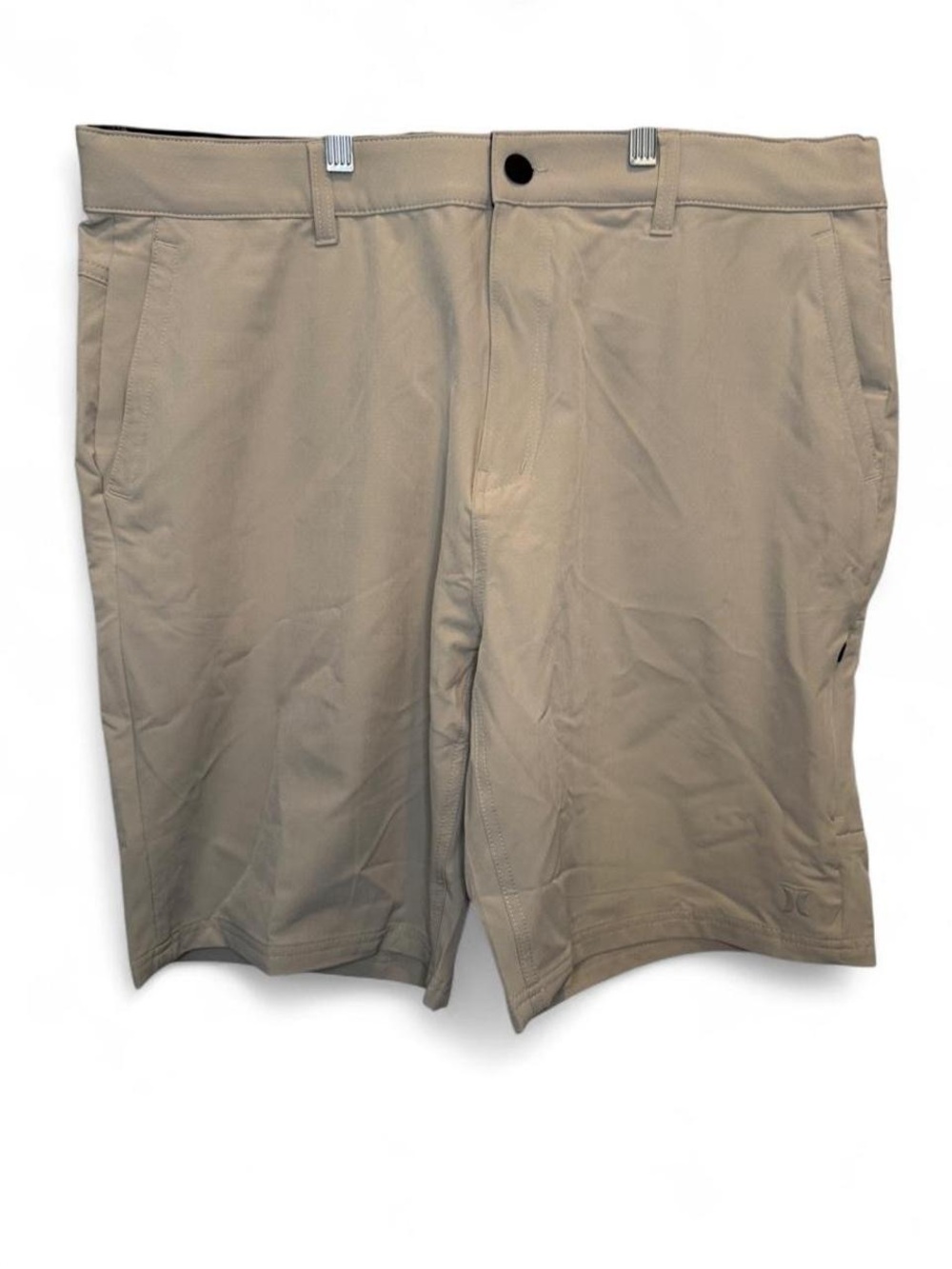 Hurley Men's Hybrid Trek Golf Shorts Light Khaki Size 38 Active Preppy 9.5 inch